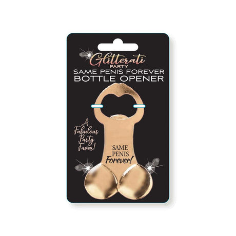 Glitterati Same Penis Forever Bottle Opener - Naughty by Nature Adult Store