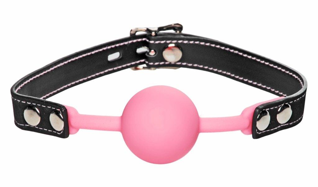 Glow Gag Glow in the Dark Silicone Ball Gag - Adult Toys