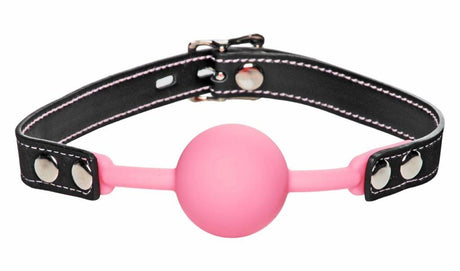 Glow Gag Glow in the Dark Silicone Ball Gag - Adult Toys