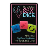 Glow In The Dark Sex Dice - Naughty by Nature Adult Store