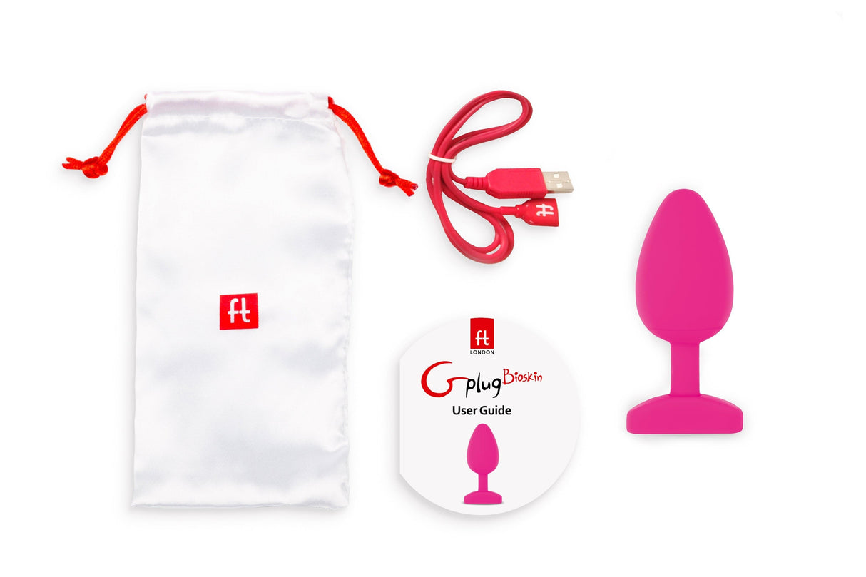 Gplug Large Bioskin Sweet Raspberry - Adult Toys