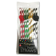 Happy Fucking Birthday Tall Party Straws - Party Straws - 8 Pack - Novelties
