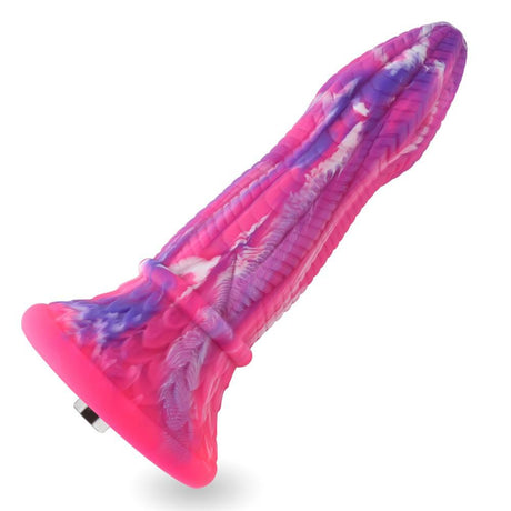 HiSmith 10.3in Monster Dildo Viper Rose - Naughty by Nature Adult Store