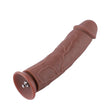 HiSmith 11.4" Slightly Curved Silicone Dildo With KlicLok For Premium Sex Machine - MACHINES - PREMIUM