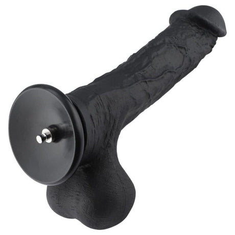HiSmith - 12.4" Silicone Black Super Size Dildo (KlicLok) - 