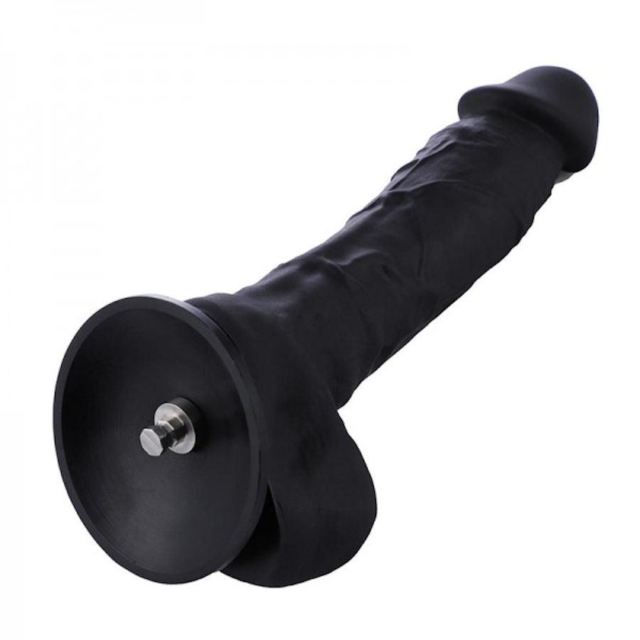 HiSmith - 8.3" Silicone Black Dildo (KlicLok) - 