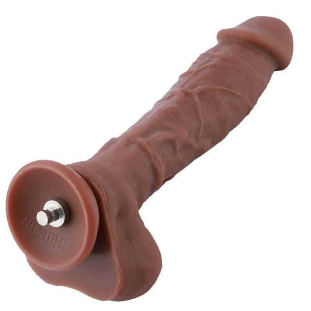 HiSmith - 9" Silicone Brown Dildo (KlicLok) - 