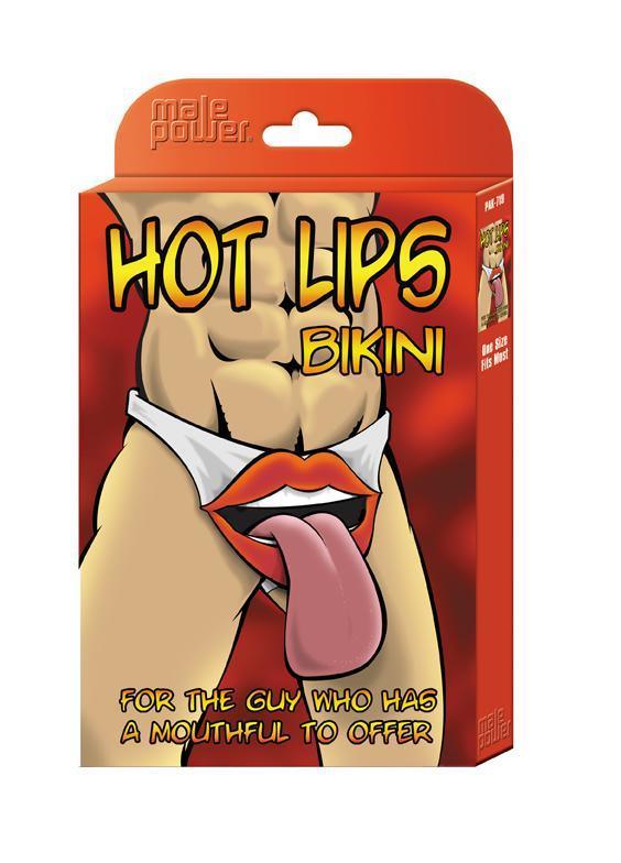 Hot Lips Bikini Novelty Underwear - Lingerie