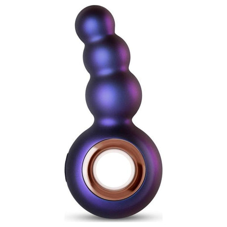 Hueman Outer Space Beaded Silicone Vibrating Anal Plug – 10 Modes - Adult Toys