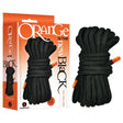 Icon Brands Tie Me Ups Black Bondage Rope – 5m Soft Cotton Restraint - BONDAGE - TOYS