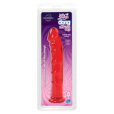 Jelly Jewels 8 Inch Realistic Dildo with Suction Cup – Ruby Red - Adult Toys