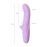 JOS Merry Gor Rotating Shaft Vibrator Violet - Adult Toys
