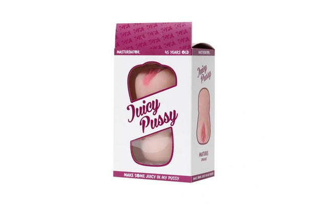 Juicy Mature Dual Ended Masturbator – Flesh TPE Pocket Pussy 14.5cm - Adult Toys