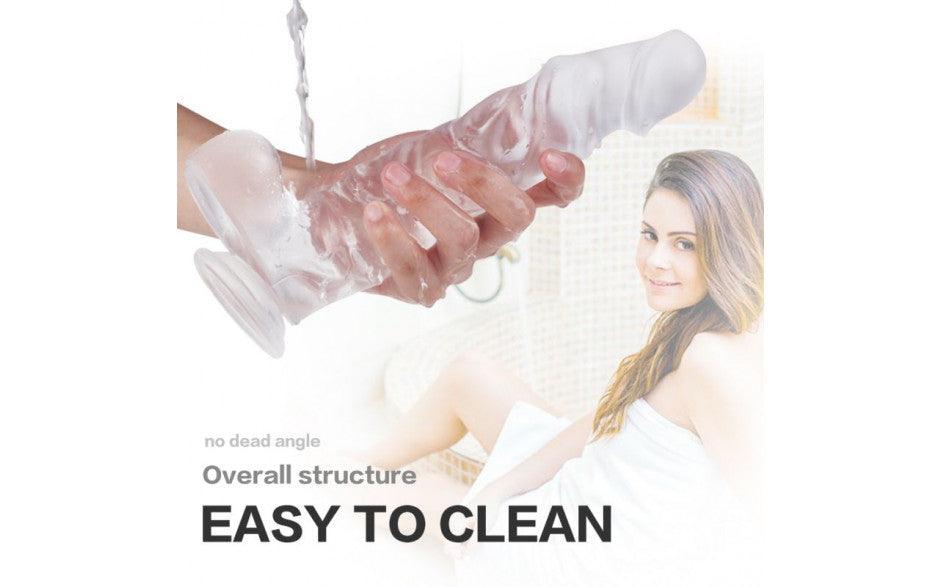 Kennard Dong w Balls Clear L - Adult Toys