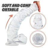Kennard Dong w Balls Clear L - Adult Toys