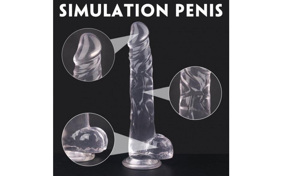 King Kong Dong w Balls Black XL - Adult Toys