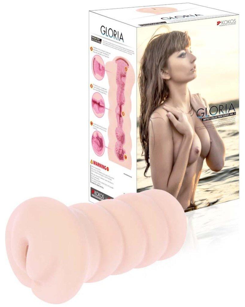 Kokos Gloria Male Masturbator – Realistic Double Layer TPR Sleeve - Adult Toys