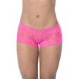 Lace Boyshort Hot Pink - Lingerie