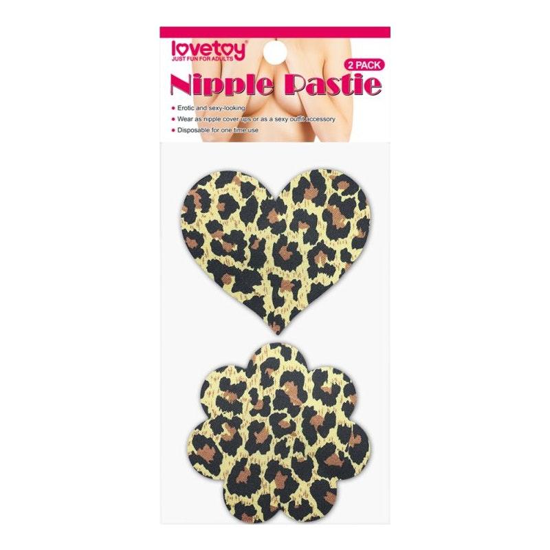 Leopard Sexy Nipple Pasties Twin Pk - Adult Toys