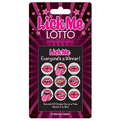 Lick Me Lotto - Naughty Scratcher - Naughty by Nature Adult Store