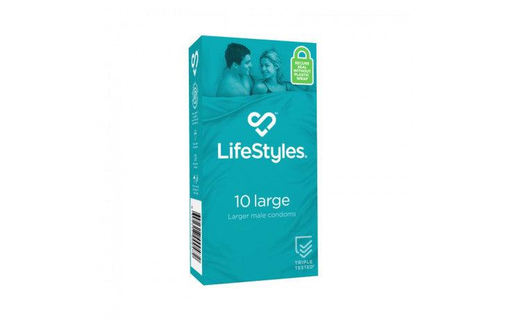 LifeStyles Large Condoms 10 - Lotions & Potions