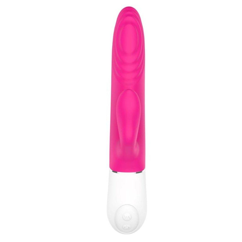 Lighter Thrusting Rabbit Vibrator Pink - Naughty by Nature Adult Store