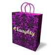 Little Genie Naughty Novelty Gift Bag – Purple Velvet Fleur - de - Lis - Novelties