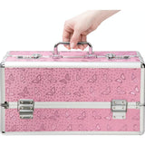Lockable Large Vibrator Case Pink - Adult Toys