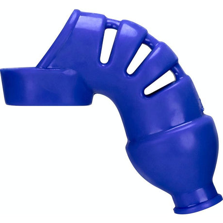 LOCKDOWN Cage Chastity by Hunkyjunk Cobalt - Adult Toys
