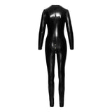 Long Button Up PVC Overall - Lingerie