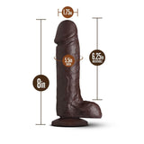 Loverboy The Movie Star - Chocolate Brown 20.3 cm (8'') Dong - Naughty by Nature Adult Store