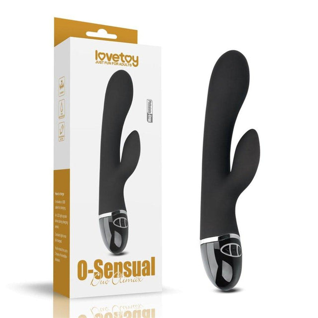 Lovetoy O - Sensual Rechargeable Rabbit Vibrator | Dual Motor Silicone - Adult Toys
