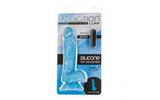 Luke 7.5in Glow in the Dark Dildo w Balls Blue - Naughty by Nature Adult Store