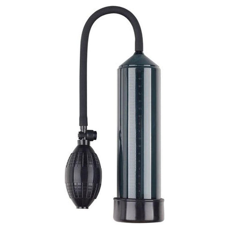 LuvPump AeroUp Penis Pump – 9 Inch Cylinder with Silicone Hose, Black - Adult Toys