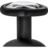 Luxe Bling Plugs Training Kit Black With Clear Gems - Adult Toys