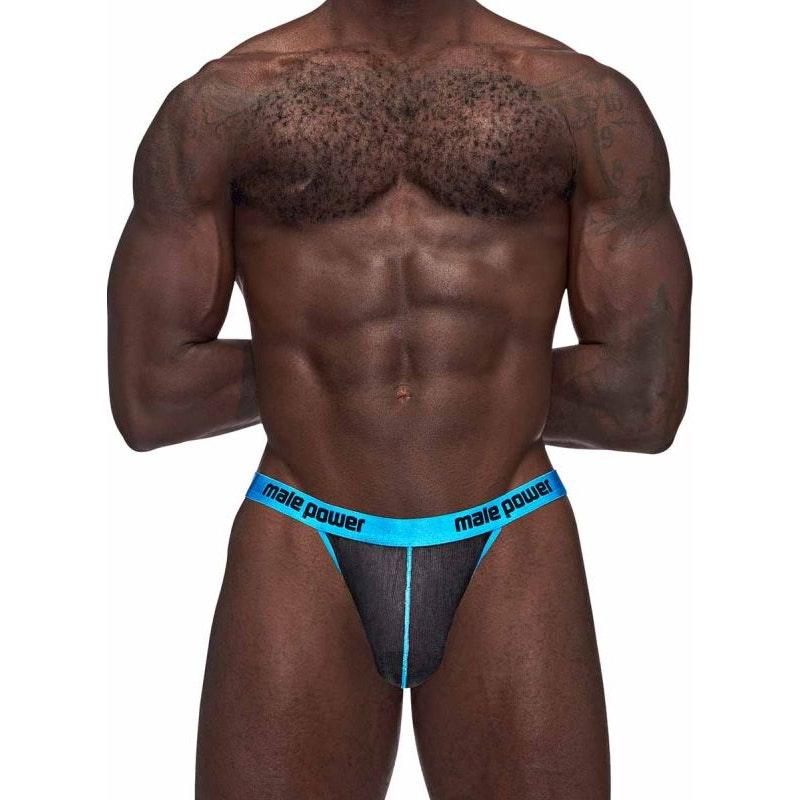 Male Power Casanova Uplift Micro Thong Black - Lingerie