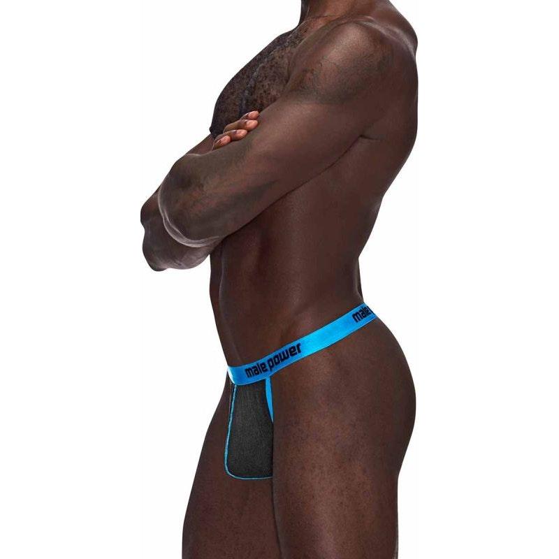 Male Power Casanova Uplift Micro Thong Black - Lingerie