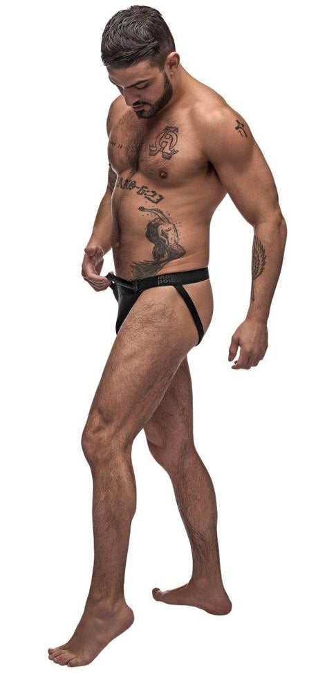 Male Power Grip and Rip Off Jock – Tear - Away Pouch Men's Lingerie - Lingerie
