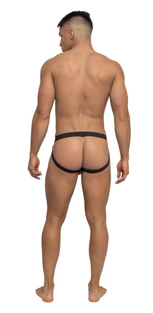 Male Power Pride Fest Jock – Rainbow Herringbone Supportive Jockstrap - Lingerie