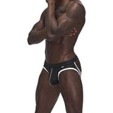 Male Power Sport Mesh Jock Black - Lingerie