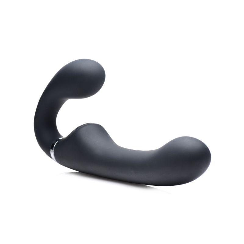 Mighty Rider 10X Strapless Strap - On Black w Remote - Adult Toys