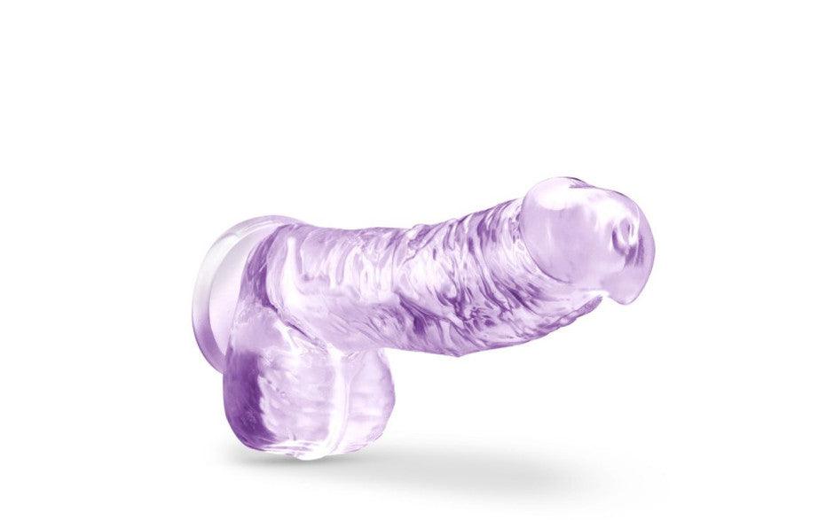 Naturally Yours 6" Crystaline Dildo Amethyst - Naughty by Nature Adult Store