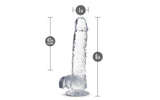 Naturally Yours 6" Crystaline Dildo Diamond - Naughty by Nature Adult Store