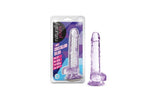 Naturally Yours 7" Crystaline Dildo Amethyst - Naughty by Nature Adult Store