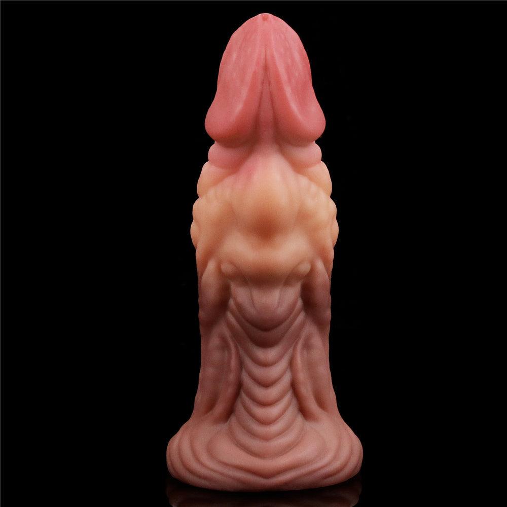 Nature Cock 7in Dual Layer Huge ALIEN Silicone Butt Plug Dildo - Naughty by Nature Adult Store