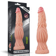 Nature Cock 9.5in Dual Layer Huge ALIEN Silicone Dildo - Adult Toys