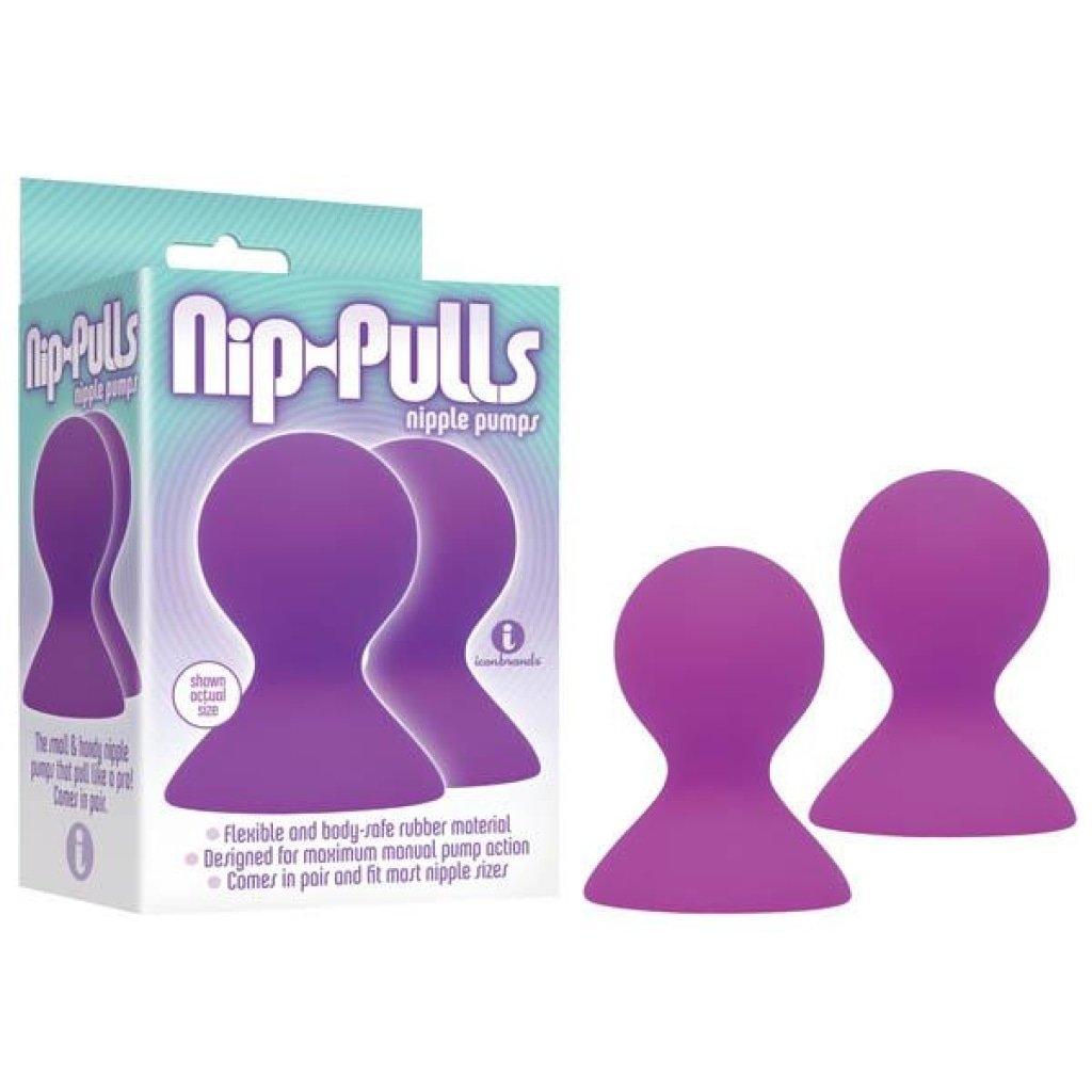 Nip-Pulls - Purple Nipple Suckers - Set of 2 - Naughty by Nature Adult Store