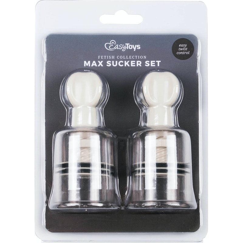 Nipple and Clit Suckers Large 2 Pc - Adult Toys