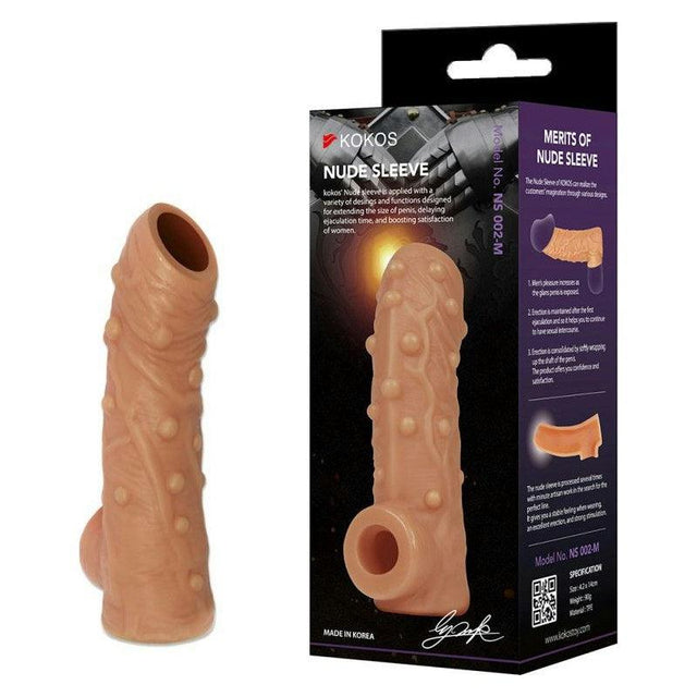 Nude Sleeve 2 Medium - Naughty by Nature Adult Store