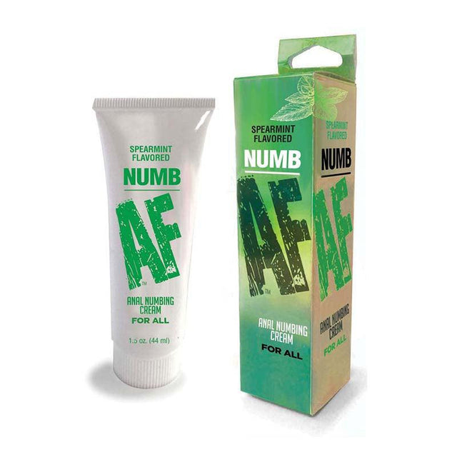 Numb AF - Mint Flavoured Anal Numbing Cream - 44 ml Tube - Naughty by Nature Adult Store